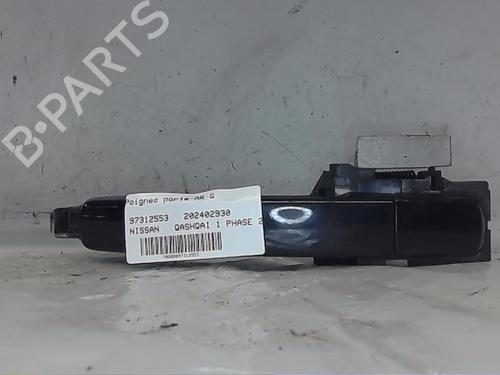 Used Rear left exterior door handle NISSAN QASHQAI / QASHQAI +2 I (J10, NJ10, JJ10E) 1.5 dCi (110 hp) 22212357