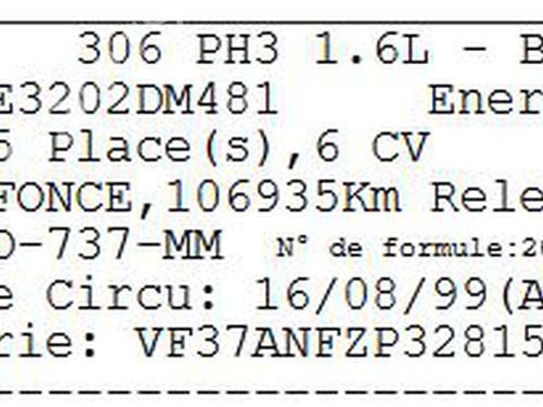 Alternator PEUGEOT 306 Hatchback (7A, 7C, N3, N5)  | BP16566552M7 