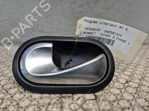 Used Front left interior door handle RENAULT TWINGO III (BCM_, BCA_) 0.9 TCe 90 (BCM9, BCM2) (90 hp) 26702509