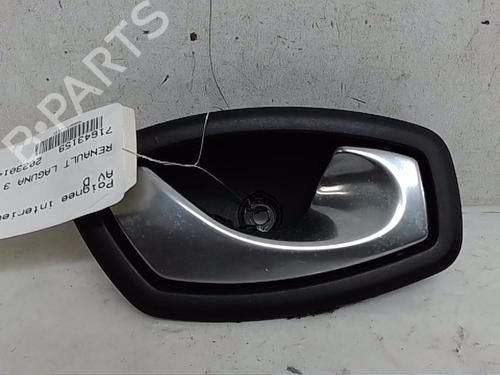 Used Front right interior door handle RENAULT LAGUNA III (BT0/1) 2.0 dCi (BT01, BT08, BT09, BT0E, BT0K, BT12, BT1C, BT1D,... (150 hp) 13824106