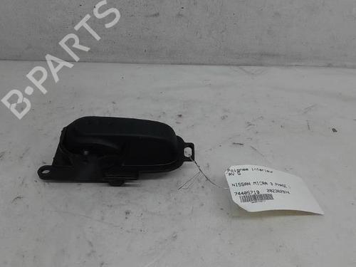 Used Front left interior door handle NISSAN MICRA III (K12) 1.2 16V (80 hp) 15470872