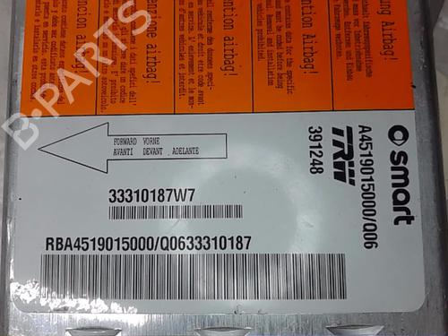 Airbag styreenhed SMART FORTWO Coupe (453) 1.0 (453.342, 453.343) (71 hp) 16736438