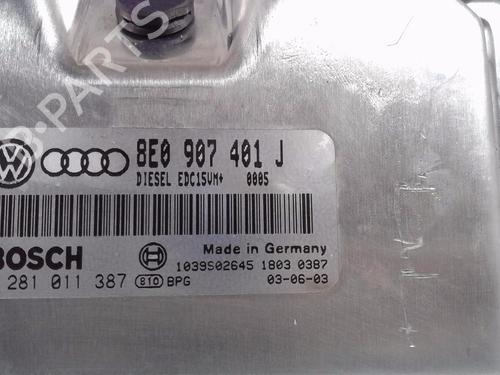 Engine control unit (ECU) AUDI A6 C5 (4B2) 2.5 TDI quattro | BP13862925M57 