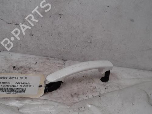 Used Rear left exterior door handle VW POLO V (6R1, 6C1) 1.6 TDI (90 hp) 16424668