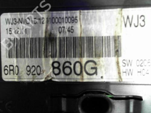 Instrument cluster VW POLO V (6R1, 6C1) 1.2 | BP13868511C47 