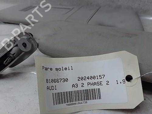 Used Left sun visor AUDI A3 (8P1) 1.9 TDI (105 hp) 16755184