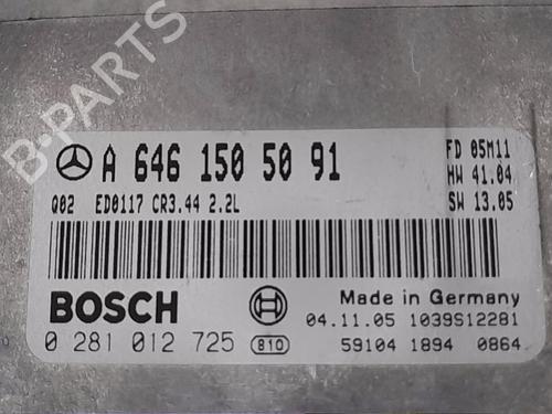 Used Engine control unit (ECU) MERCEDES-BENZ CLK (C209) CLK 220 CDI (209.308) (150 hp) 13846653