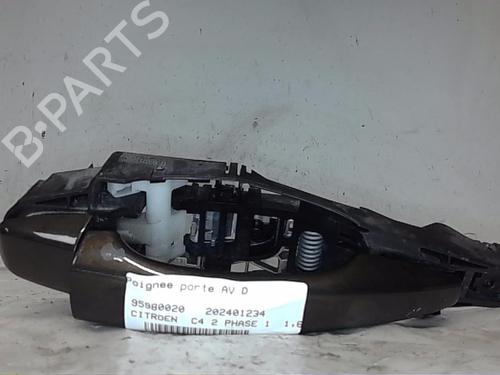 Used Front right exterior door handle CITROËN C4 II (NC_) 1.6 HDi 110 (112 hp) 21285306