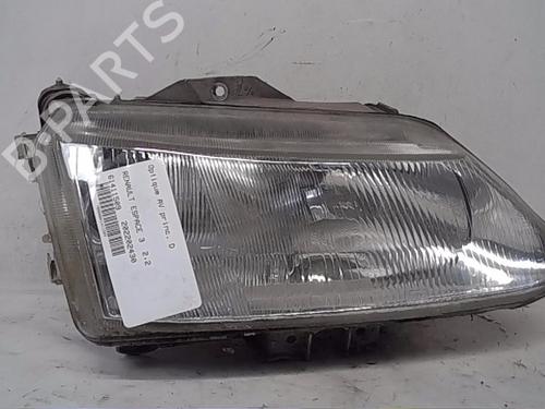 Used Right headlight RENAULT ESPACE III (JE0_) [1996-2002]  13843811