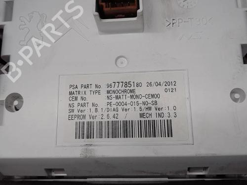 Instrument cluster PEUGEOT 5008 (0U_, 0E_) 2.0 HDi 150 / BlueHDi 150 | BP16355311C47 
