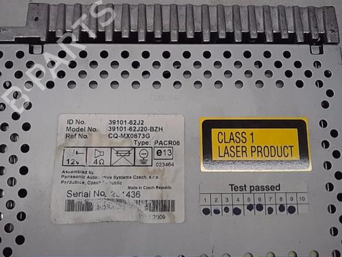 Radio SUZUKI SWIFT III (MZ, EZ)  | BP13829908E6 