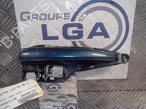 Used Rear left exterior door handle PEUGEOT 2008 I (CU_) 1.6 BlueHDi 100 (100 hp) 13859511