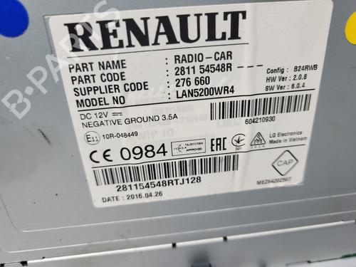 Display monitor RENAULT CAPTUR I (J5_, H5_) 0.9 TCe 90 | BP32291262C48