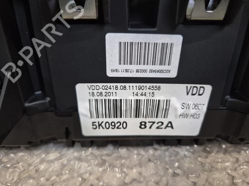 Instrument cluster VW GOLF VI (5K1)  | BP26227667C47 