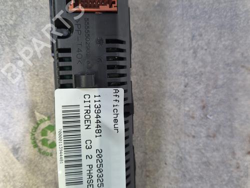 Display CITROËN C3 II (SC_) 1.4 HDi 70 (SC8HZC, SC8HR0, SC8HP4) | BP29739368C48 