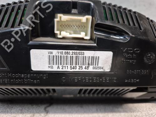 Instrument cluster MERCEDES-BENZ E-CLASS (W211) E 280 CDI (211.020) | BP24512138C47 