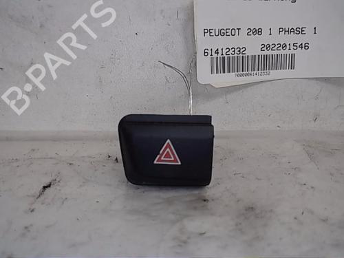 Used Warning switch PEUGEOT 208 I (CA_, CC_) 1.4 HDi (68 hp) 13843824