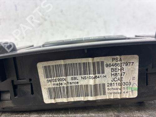 Used Climate control Climate control PEUGEOT 307 (3A/C) 1.6 HDi 110 (109 hp) 39599614 39599614