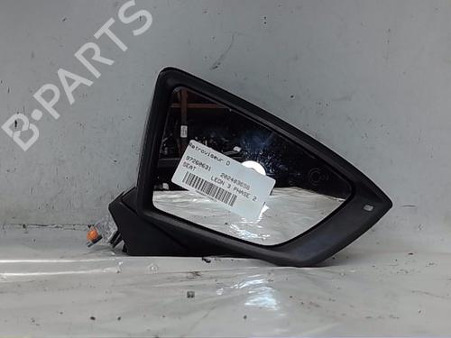 Used Right mirror SEAT LEON (5F1) 1.2 TSI (110 hp) 22434295