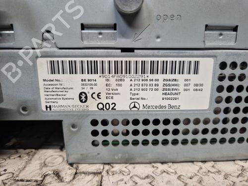 Radio MERCEDES-BENZ E-CLASS (W212) E 350 CGI (212.057) | BP26162333E6 