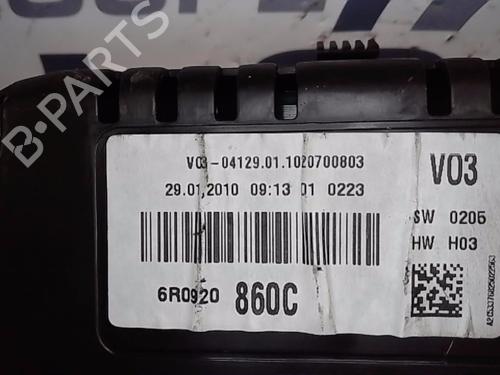 Instrument cluster VW POLO V (6R1, 6C1) 1.2 | BP13861378C47 