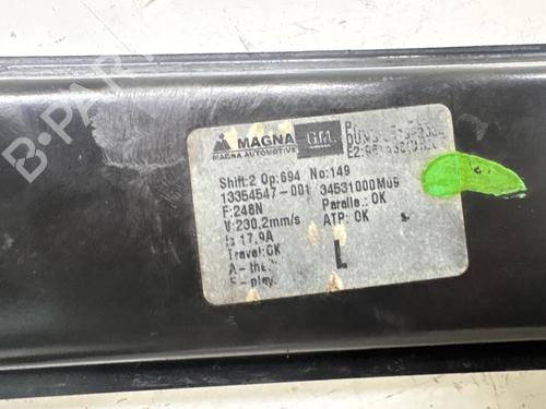 Front left window mechanism OPEL MERIVA B MPV (S10) 1.4 (75) | BP38054728C22 - Image 2