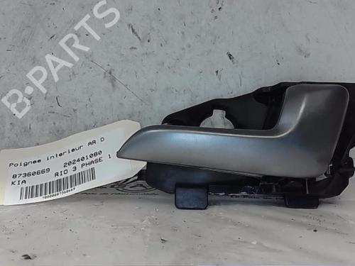 Used Rear right interior door handle KIA RIO III (UB) [2011-2017]  19281307