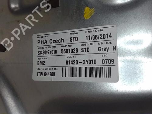 Rear right window mechanism HYUNDAI ix35 (LM, EL, ELH) 1.7 CRDi | BP19577593C25 