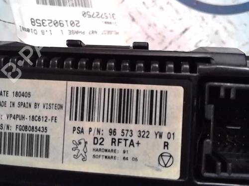 Climate control PEUGEOT 407 (6D_) 1.6 HDi 110 (6D9HZC, 6D9HYC) | BP13863413I5 