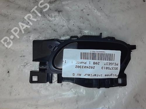 Türgriff vorne links innen für PEUGEOT 208 I (CA_, CC_) 1.4 HDi (68 hp) 21060708
