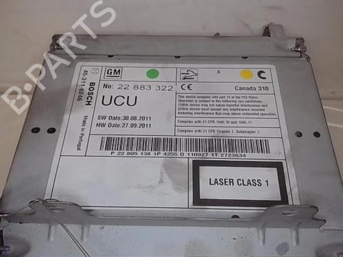 Radio CHEVROLET CRUZE (J300)  | BP13849522E6 