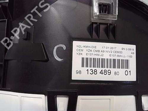 Instrument cluster PEUGEOT 208 I (CA_, CC_) 1.6 HDi / BlueHDi 75 | BP13843796C47 