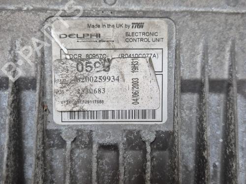 Engine control unit (ECU) RENAULT KANGOO (KC0/1_) 1.5 dCi (KC08, KC09) | BP37597247M57 - Image 2
