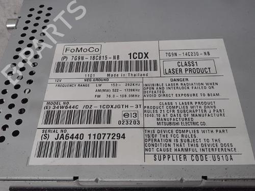 Radio JAGUAR XF I (X250) 3.0 D | BP16251866E6 