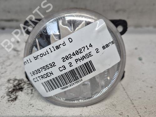 Used Right front fog light CITROËN C3 II (SC_) [2009-2026]  30824428