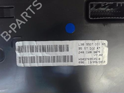 Instrument cluster RENAULT MEGANE III Hatchback (BZ0/1_, B3_) 1.9 dCi (BZ0N, BZ0J) | BP30092293C47 