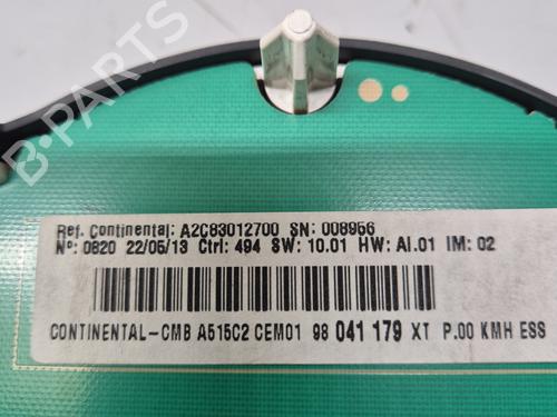 Instrument cluster CITROËN C3 II (SC_) 1.2 VTi 82 | BP33248150C47 - Image 3