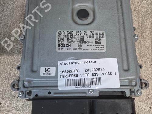 Used Engine control unit (ECU) MERCEDES-BENZ VITO / MIXTO Van (W639) 111 CDI (639.601, 639.603) (116 hp) 27332108
