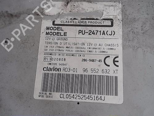 Radio PEUGEOT 206 Hatchback (2A/C)  | BP13838619E6 