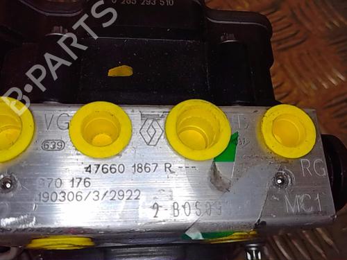 Used ABS pump RENAULT CLIO V (B7_) 1.3 TCe 130 (B7MF) (131 hp) 13853278