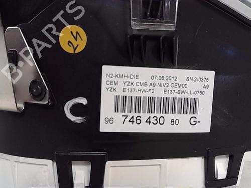 Instrument cluster PEUGEOT 208 I (CA_, CC_) 1.4 HDi | BP13843822C47 