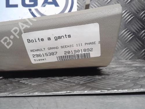 Glove box RENAULT SCÉNIC III (JZ0/1_) 2.0 dCi (JZ0L) | BP13864227C95 