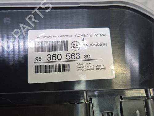 Kombinert Instrument PEUGEOT 208 II (UB_, UP_, UW_, UJ_) 1.2 PureTech 75 | BP29985375C47 