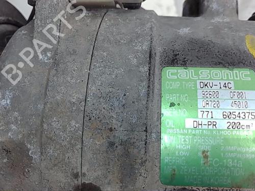 Used AC compressor NISSAN TERRANO II (R20) 2.7 TDi 4WD (125 hp) 13823299