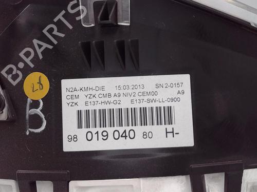 Used Instrument cluster PEUGEOT 208 I (CA_, CC_) 1.4 HDi (68 hp) 13847836