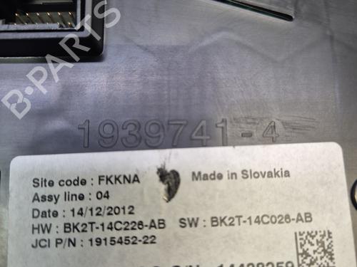 Instrument cluster FORD TRANSIT CUSTOM V362 Van (FY, FZ) 2.2 TDCi | BP31140612C47