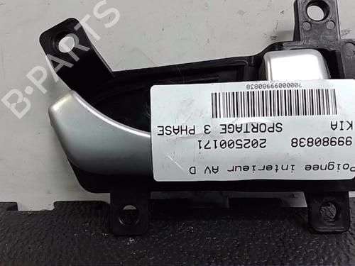 Used Front right interior door handle KIA SPORTAGE III (SL) [2009-2017]  23029317