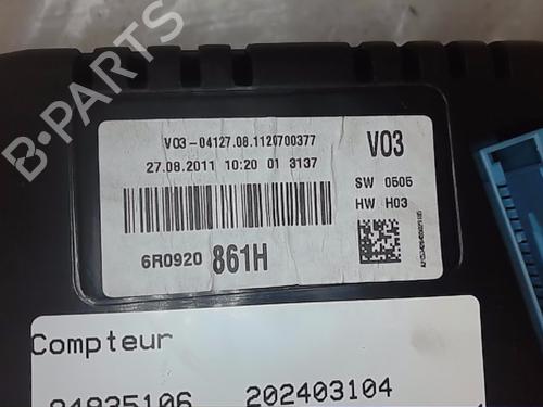 Instrument cluster VW POLO V (6R1, 6C1)  | BP21546534C47 