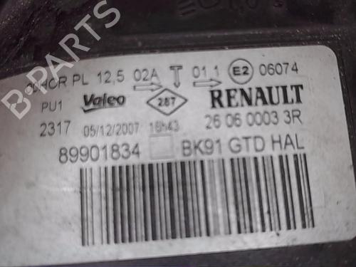 Used Left headlight RENAULT LAGUNA III (BT0/1) 1.5 dCi (BT00, BT0A, BT0T, BT1J) (110 hp) 13826684