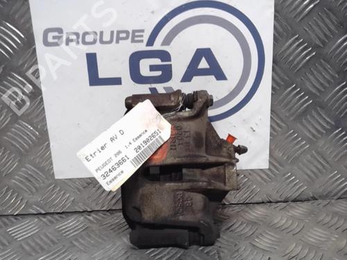 Used Right front brake caliper PEUGEOT 206 Hatchback (2A/C) [1998-2012]  14521163